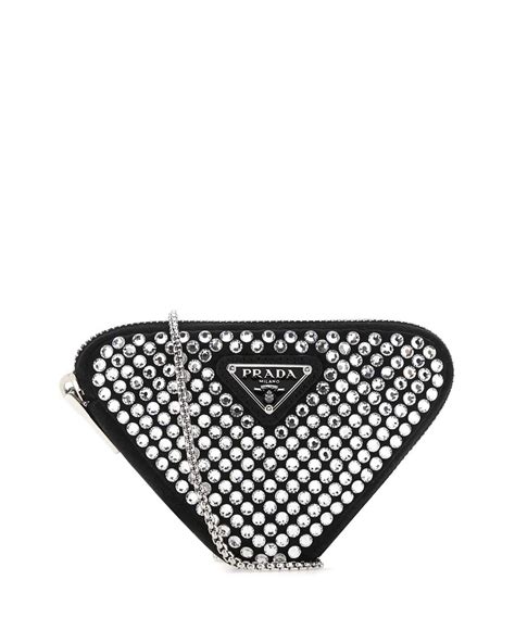 prada embellished crossbody bag white|Prada shoulder crossbody bag.